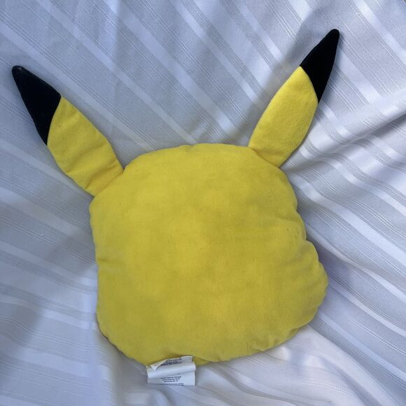 POKÉMON Pikachu Soft Plush Decorative Cute Throw Pillow Decor, 13” - Picture 6 of 7